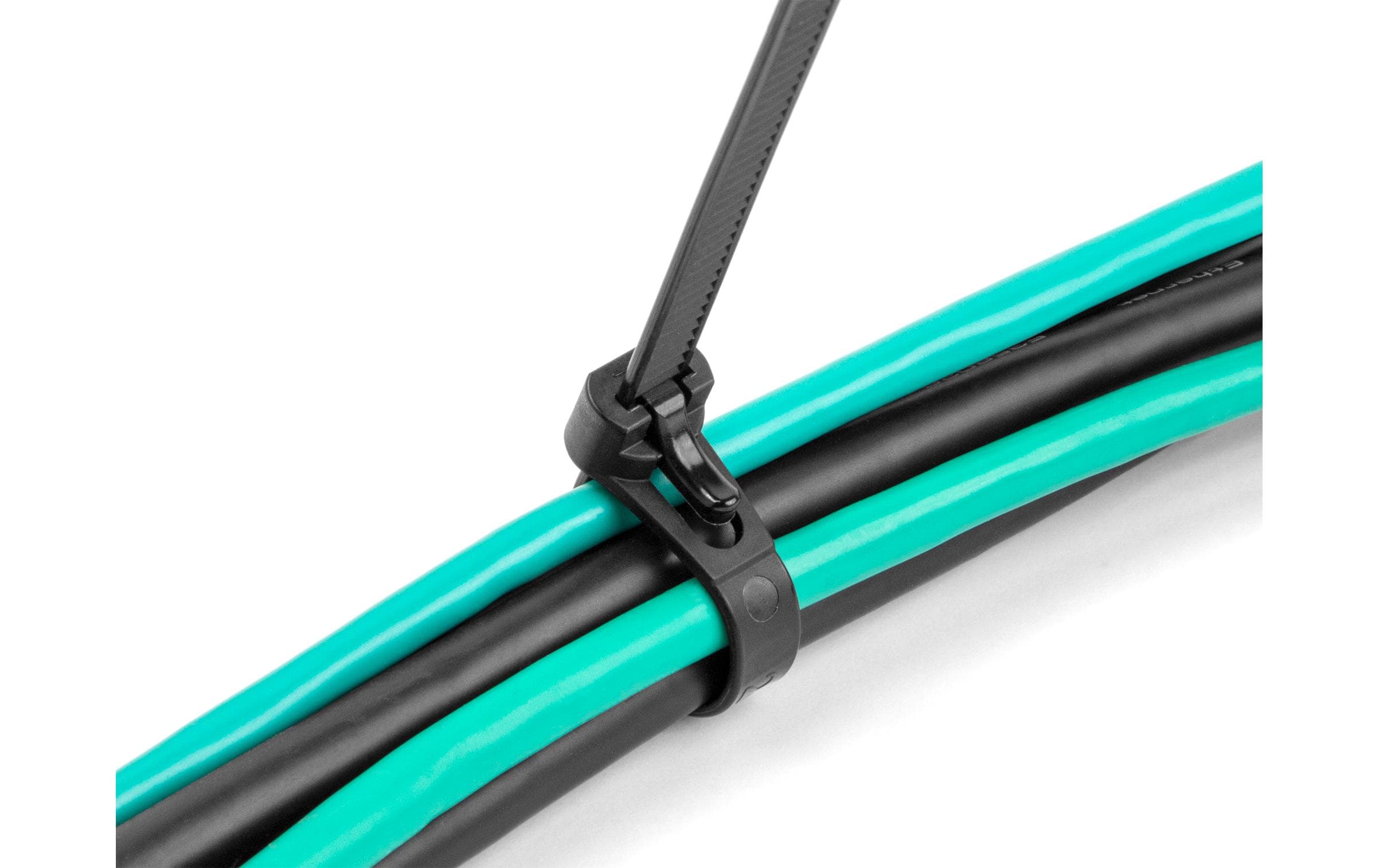 Delock Kabelbinder hitzebeständig 300 mm x 7.6 mm, 100 Stück