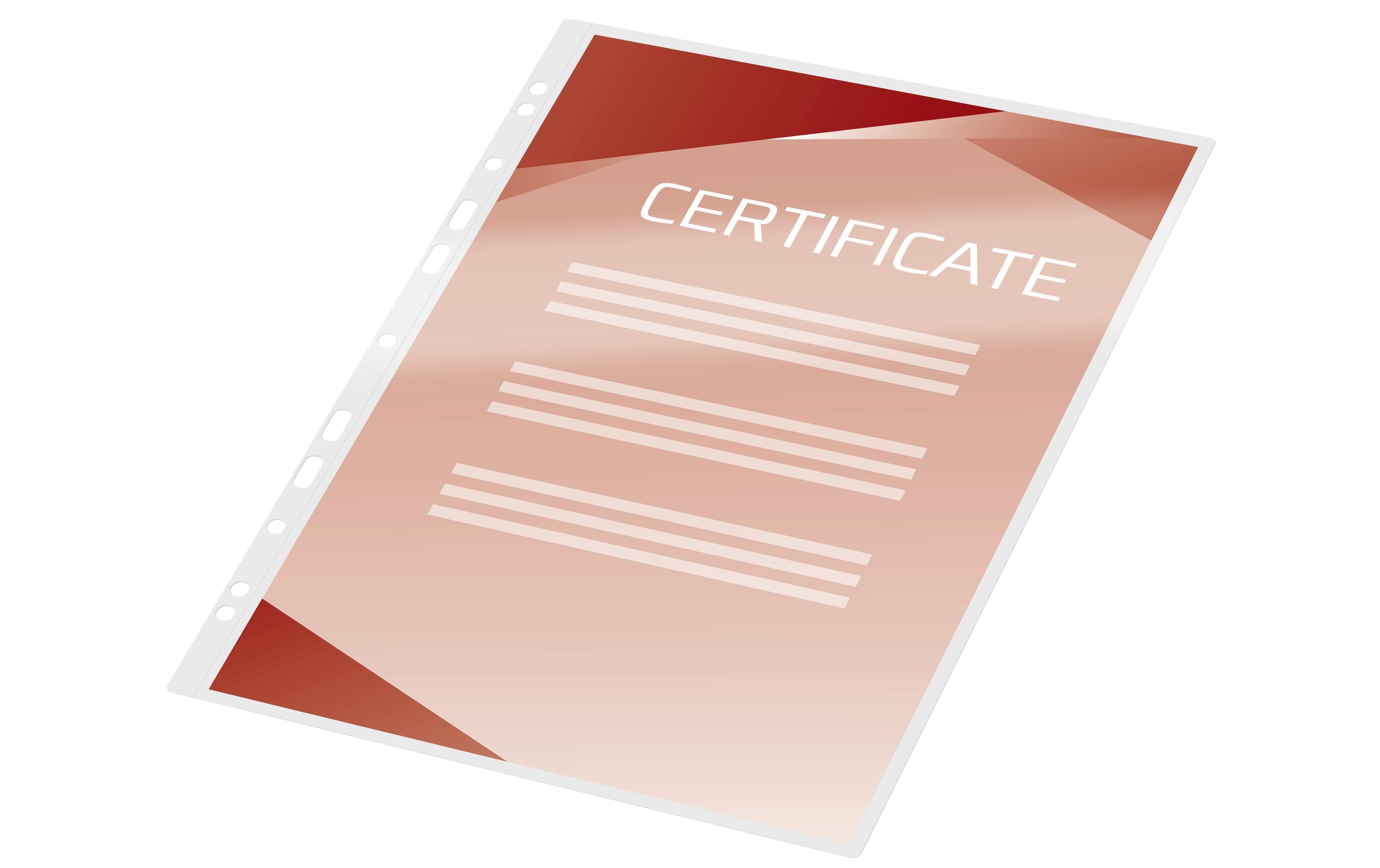 GBC Laminierfolie A4, 125 µm, 100 Stück, mit Abheftlochung