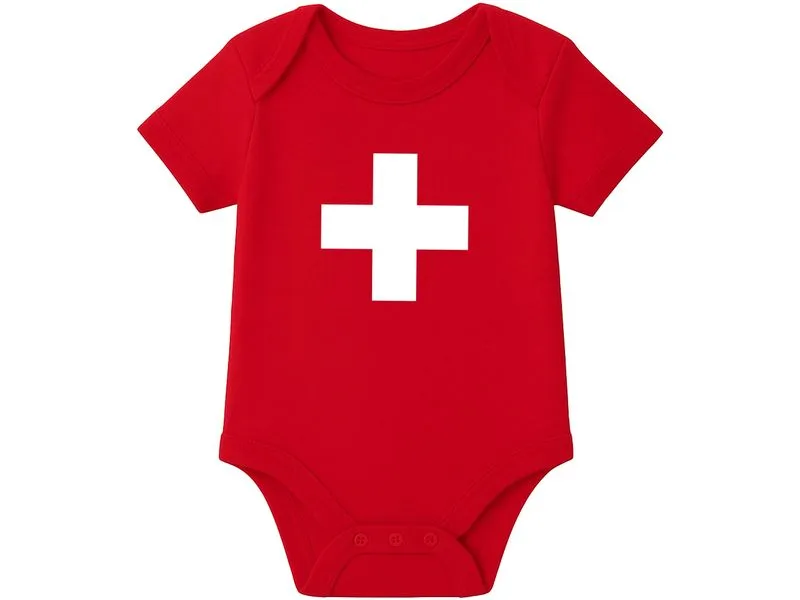 Trendcompany Babybody Schweiz, 62/68, Rot Trendcompany Babybody Schweiz, 62/68, Rot