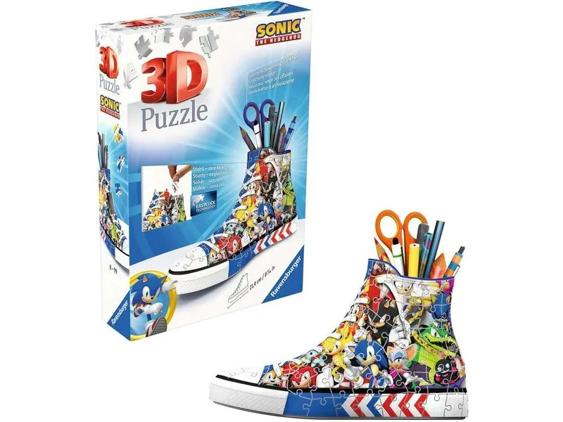 Ravensburger 3D Puzzle Sneaker Sonic the Hedgehog Ravensburger 3D Puzzle Sneaker Sonic the Hedgehog