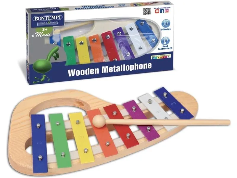 Bontempi Metallophon mit 8 Metallplättchen