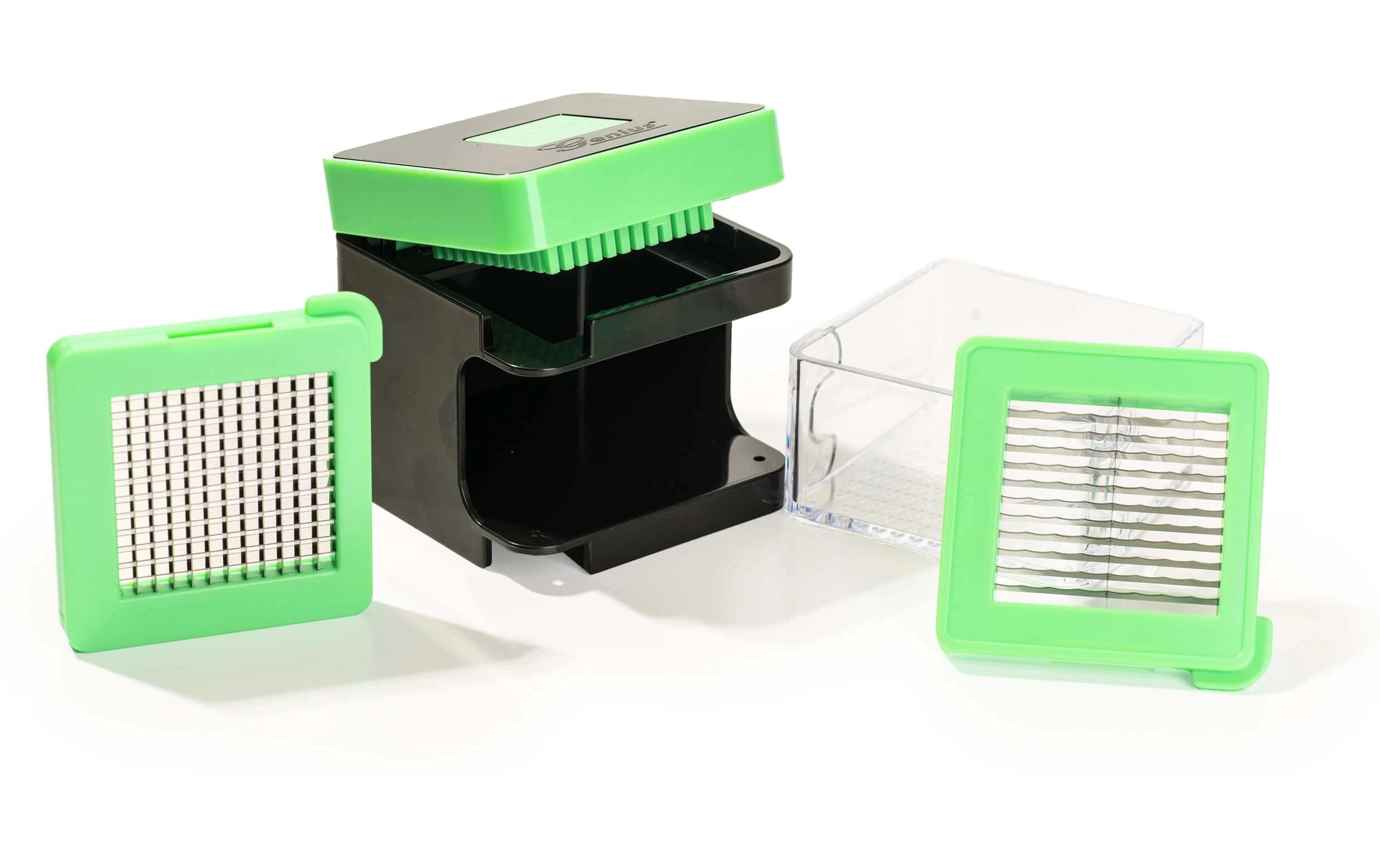 Genius Gemüseschneider Nicer Dicer Spicy 4-teilig, Grün