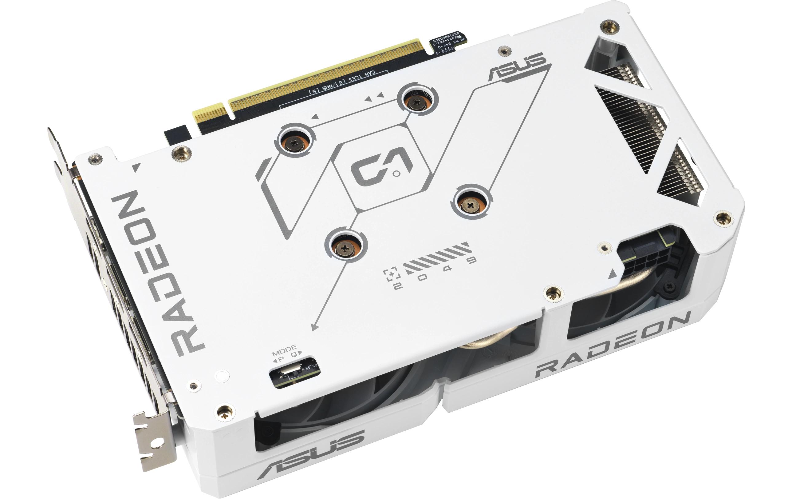ASUS Grafikkarte Dual Radeon RX9060XT 16G Weiss