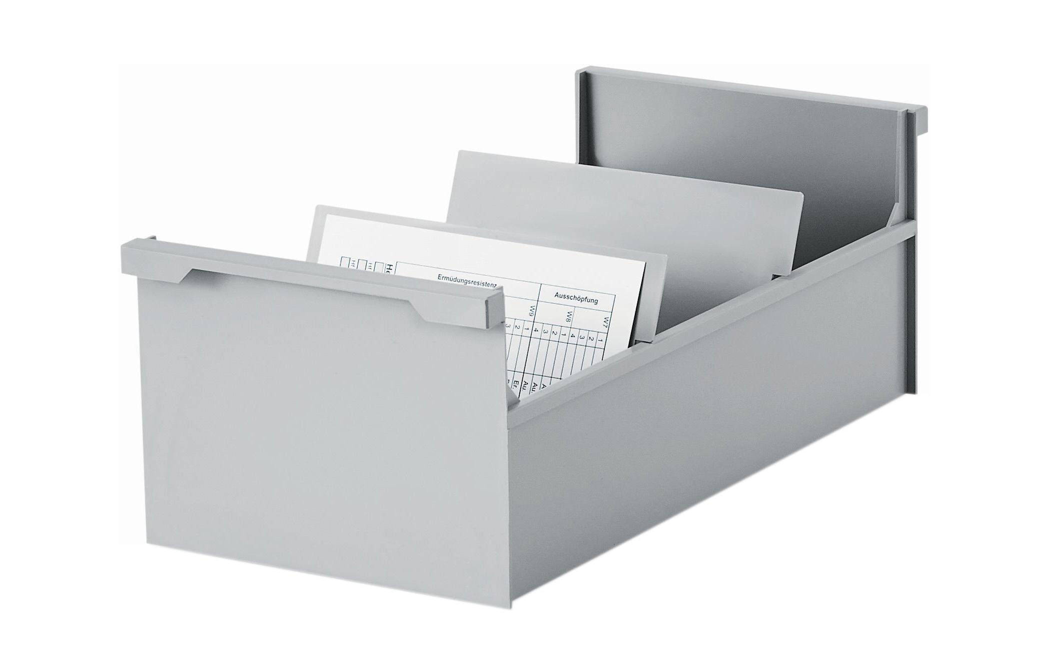 Styro Karteibox quer A6, Grau Styro Karteibox quer A6, Grau