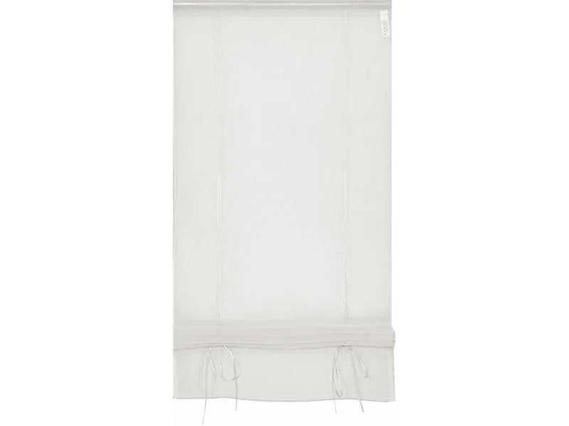 Hubatka Tagvorhang Uni 45 cm x 130 cm, Weiss