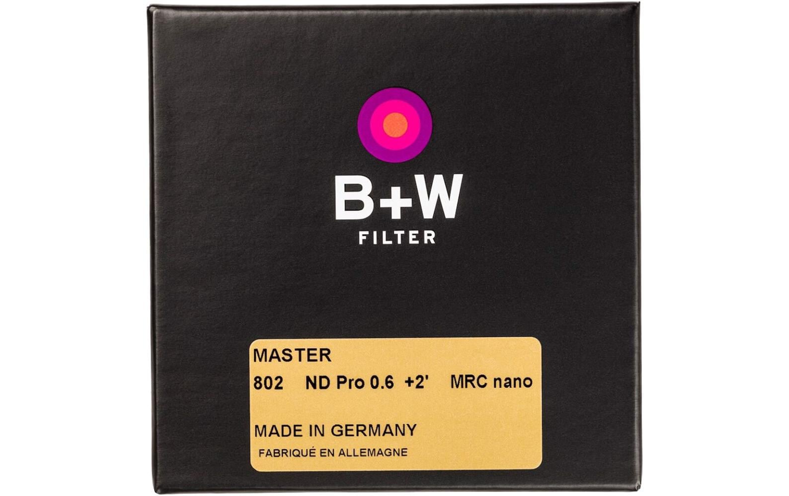 B+W Graufilter MASTER 802 ND 0.6 MRC nano – 55 mm