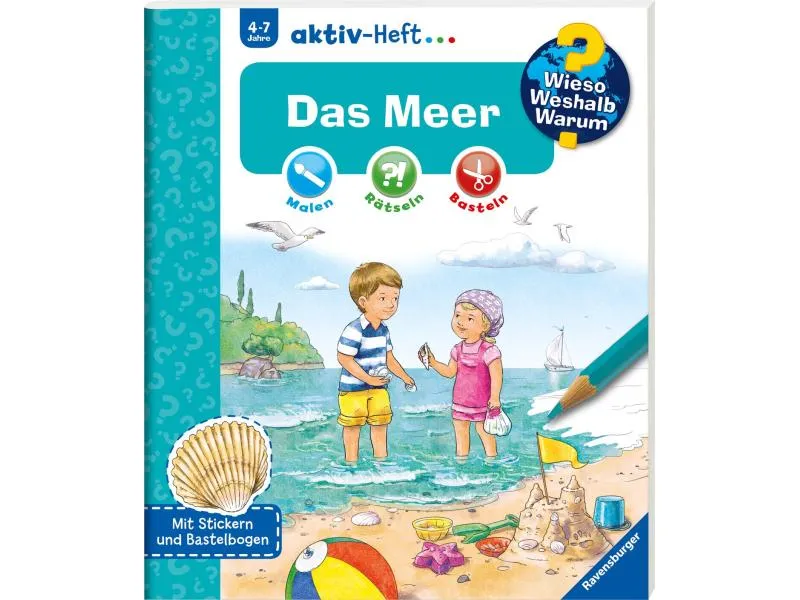 Ravensburger Kinder-Sachbuch WWW Aktiv-Heft: Das Meer