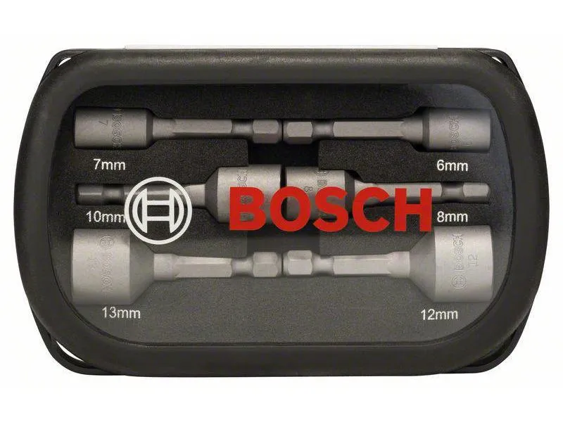 Bosch Professional Steckschlüssel-Set 1/4 Aufnahme 6-teilig Bosch Professional Steckschlüssel-Set 1/4 Aufnahme 6-teilig