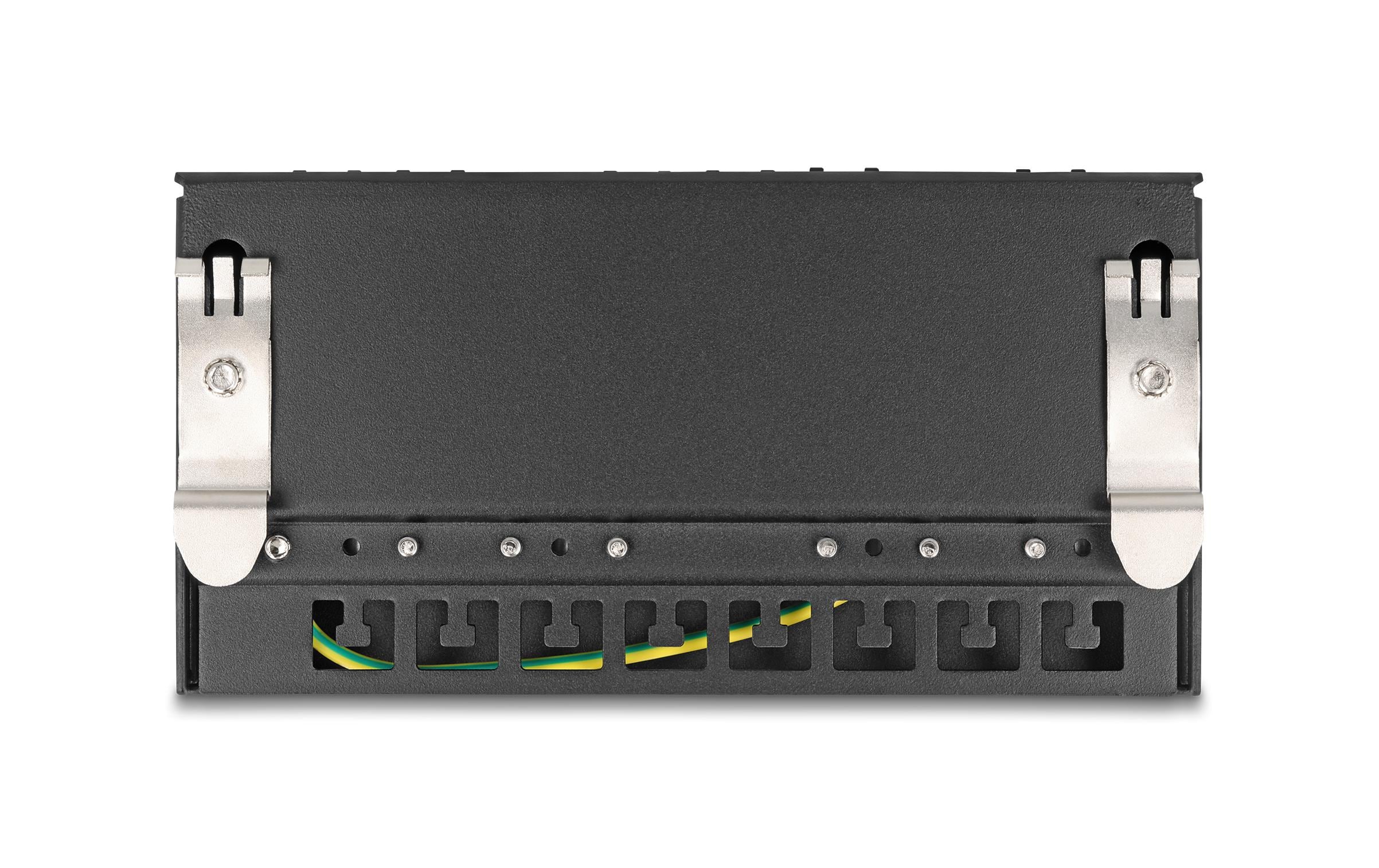 Delock Patchpanel 8-Port Desktop/DIN-Rail/Wand