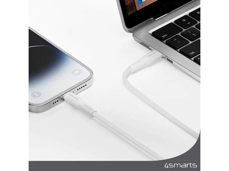 4smarts USB 2.0-Kabel RapidCord PD 30W USB C - Lightning 1.5 m 4smarts USB 2.0-Kabel RapidCord PD 30W USB C - Lightning 1.5 m