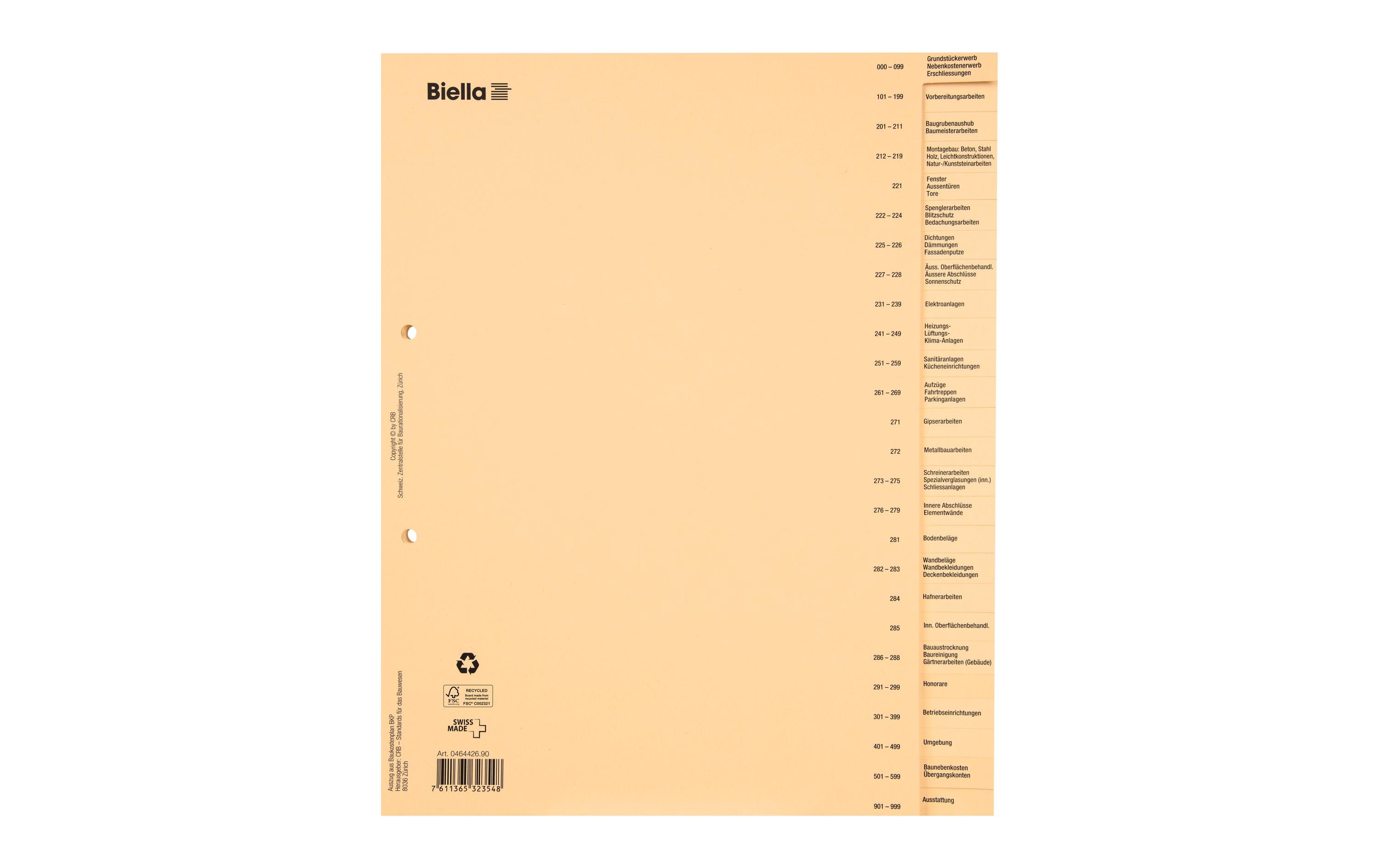 Biella Register A4 26 Taben Biella Register A4 26 Taben