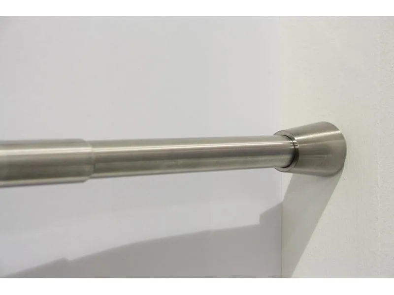 Gardinia Spannstange 65 - 100 cm, Silber