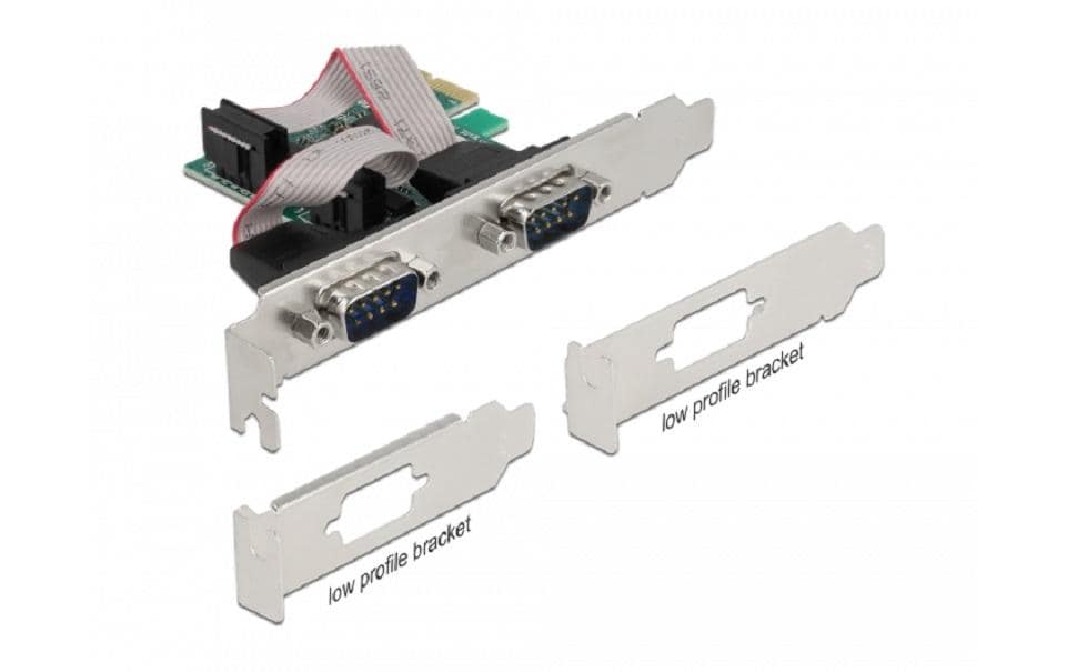 Delock PCI-Express-Karte 90046 2x Seriell / RS232 Delock PCI-Express-Karte 90046 2x Seriell / RS232
