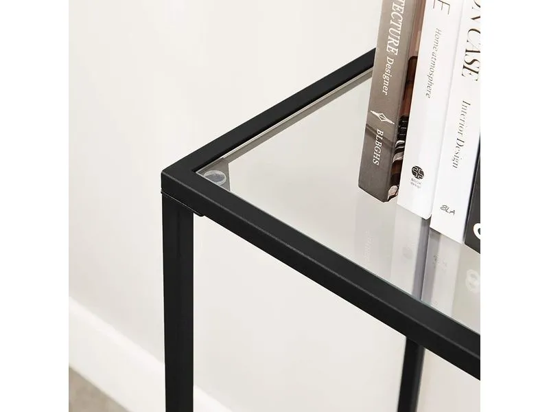 VASAGLE Konsolentisch 100 x 35 x 80 cm, Schwarz VASAGLE Konsolentisch 100 x 35 x 80 cm, Schwarz