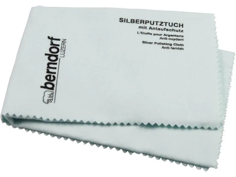 Berndorf Silber-Putztuch mit Anlaufschutz Grau