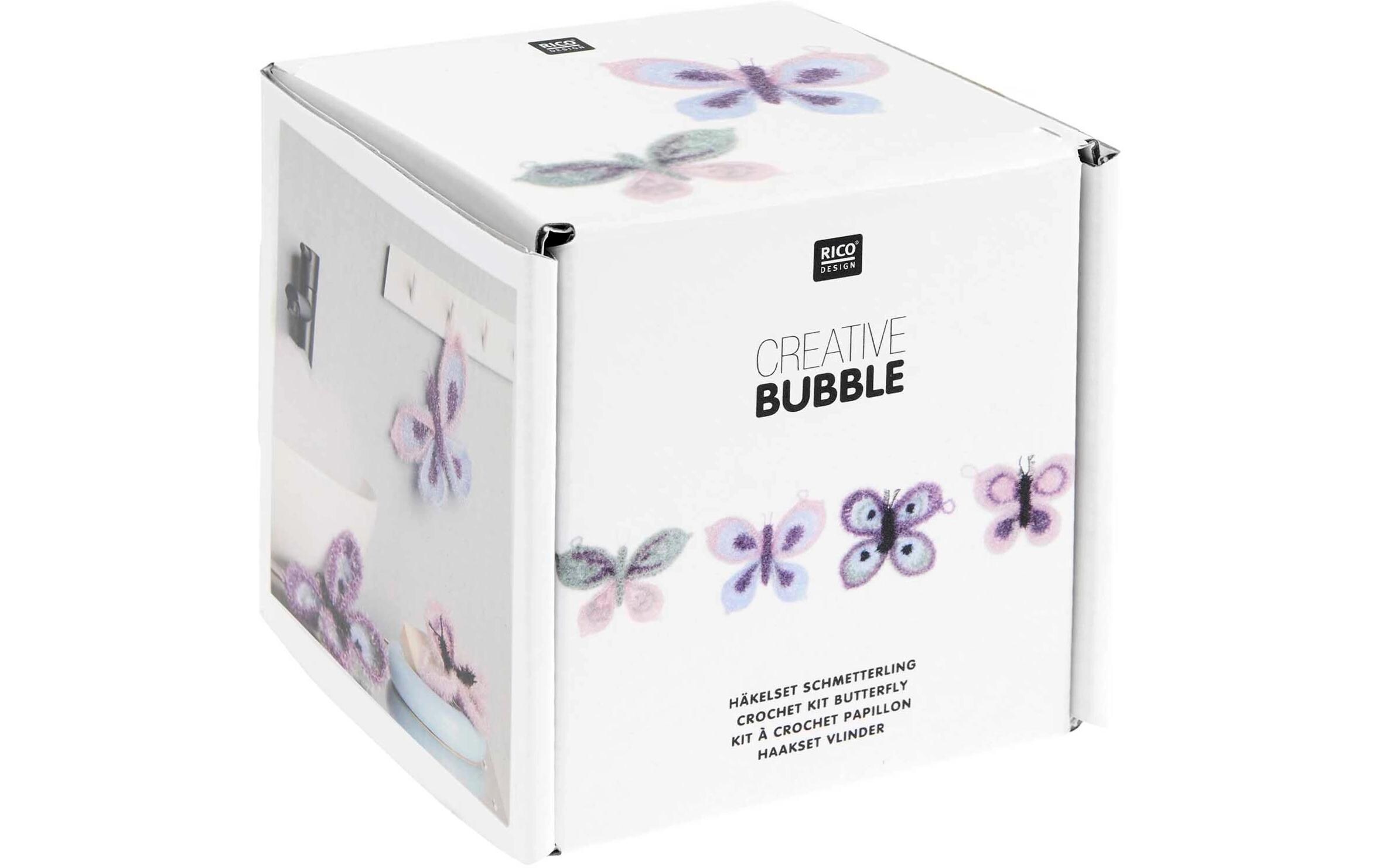 Rico Design Häkelset Bubble 6-teilig, Schmetterling