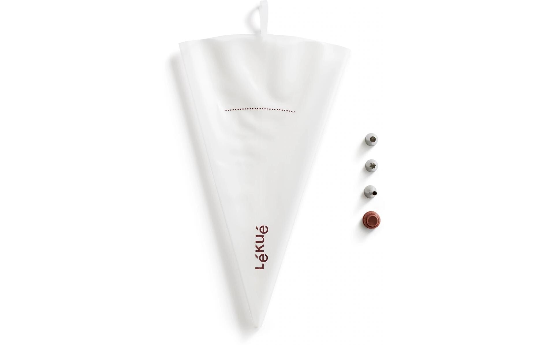 Lékué Spritzbeutel-Set mit 3 Düsen Lékué Spritzbeutel-Set mit 3 Düsen