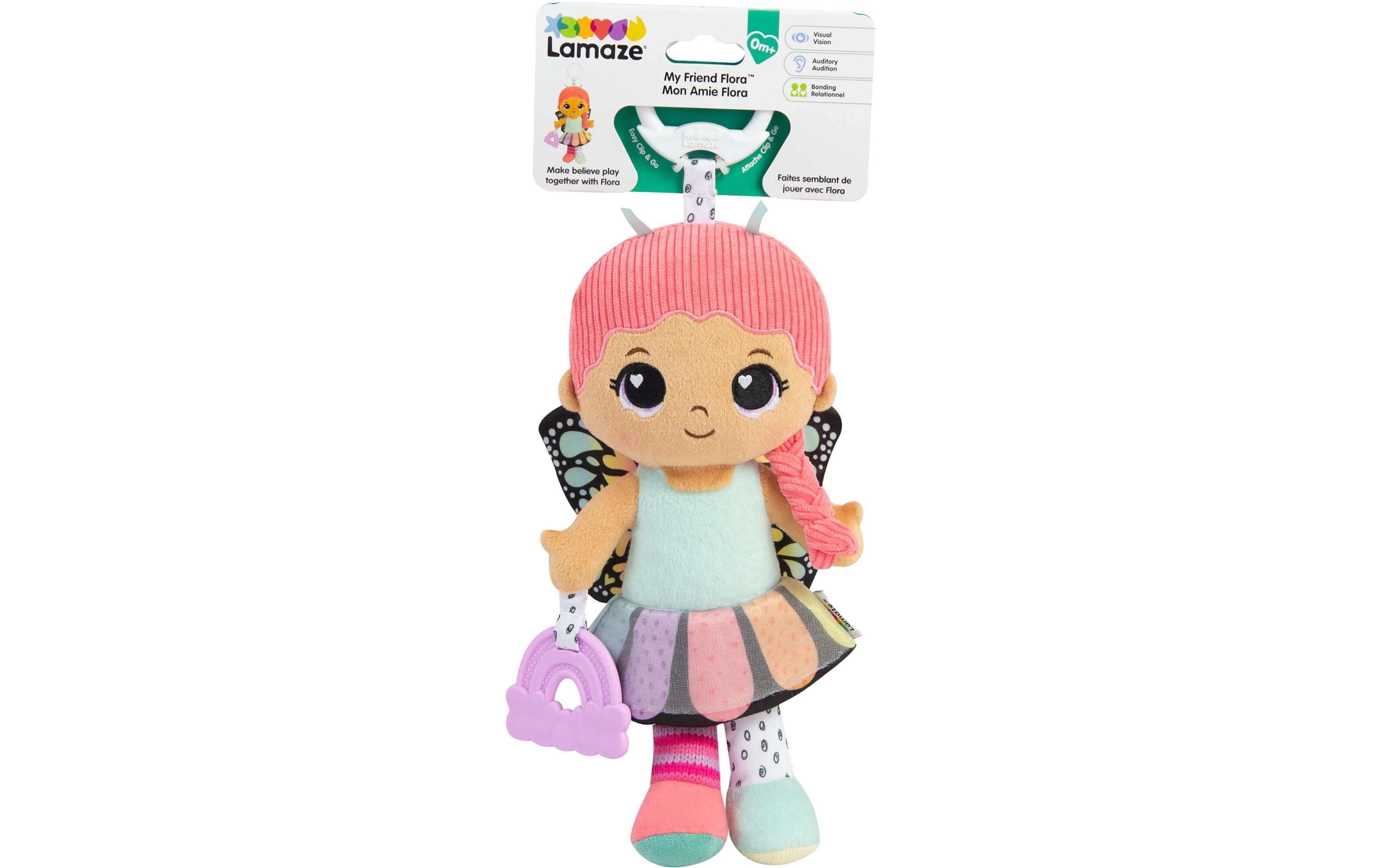 Tomy Clip & Go Greifling Meine Freundin Flora Tomy Clip & Go Greifling Meine Freundin Flora