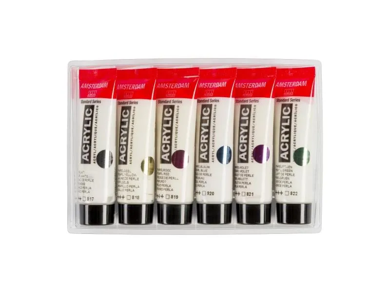 Amsterdam Acrylfarbe Pearl 6 Tuben à 20 ml Amsterdam Acrylfarbe Pearl 6 Tuben à 20 ml
