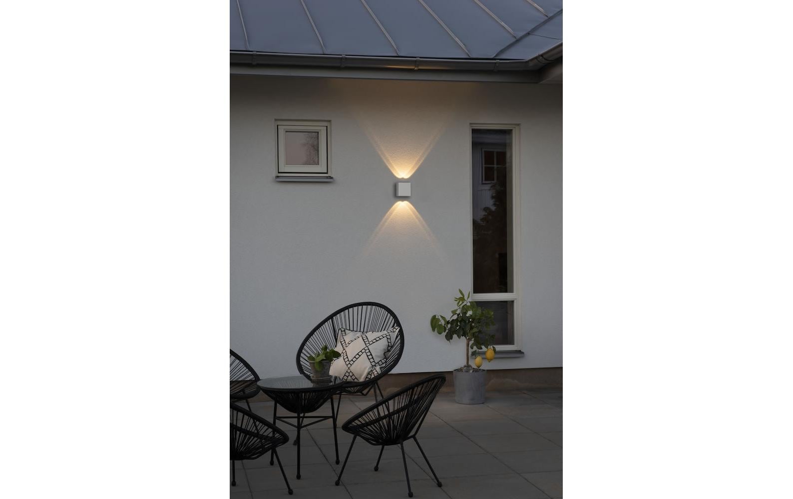 Konstsmide Wandleuchte Chieri, 3000K, 4W, Anthrazit