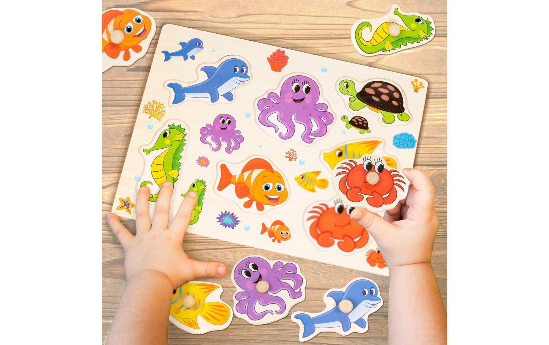 Twiddlers Steckspiel 4er Set Wildlife