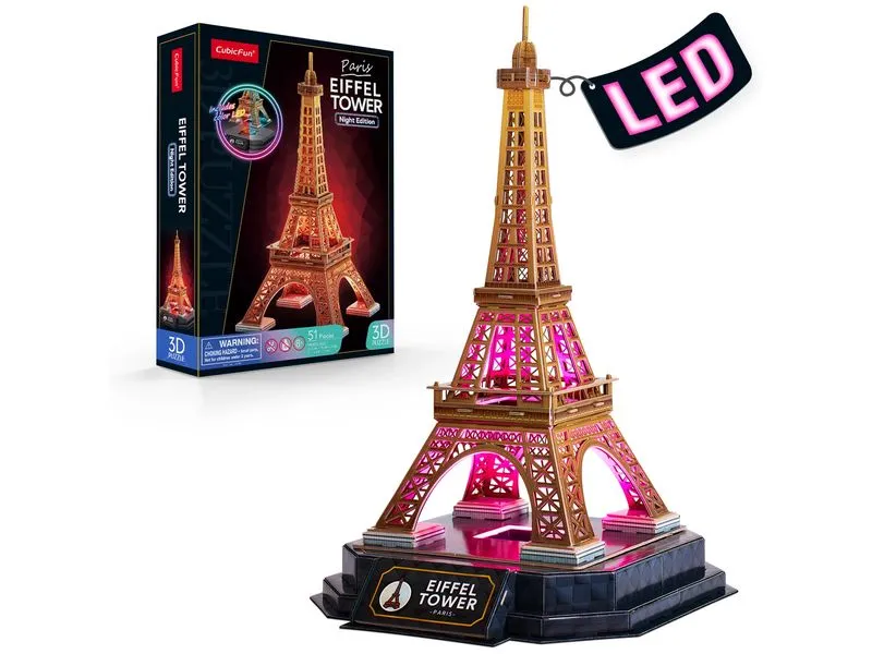 CubicFun 3D Puzzle Eiffelturm LED 51 Teile CubicFun 3D Puzzle Eiffelturm LED 51 Teile
