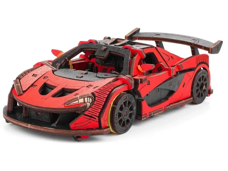 Eco-Wood-Art Bausatz Rennwagen Rot Eco-Wood-Art Bausatz Rennwagen Rot