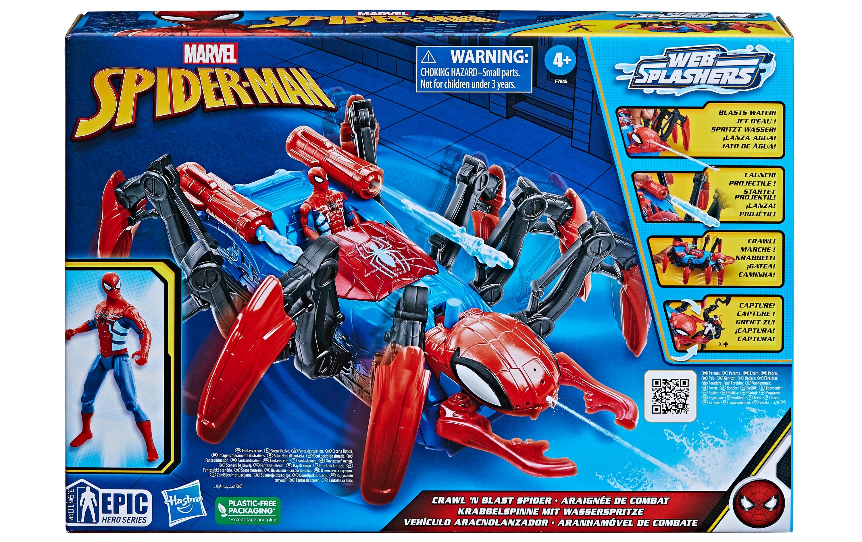 Hasbro Marvel Spider-Man Krabbelspinne mit Wasserspritze
