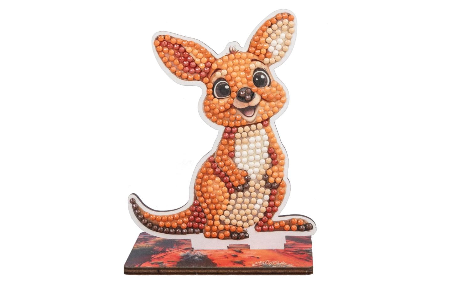 CRAFT Buddy Bastelset Kangaroo Crystal Art Wildlife Buddies CRAFT Buddy Bastelset Kangaroo Crystal Art Wildlife Buddies