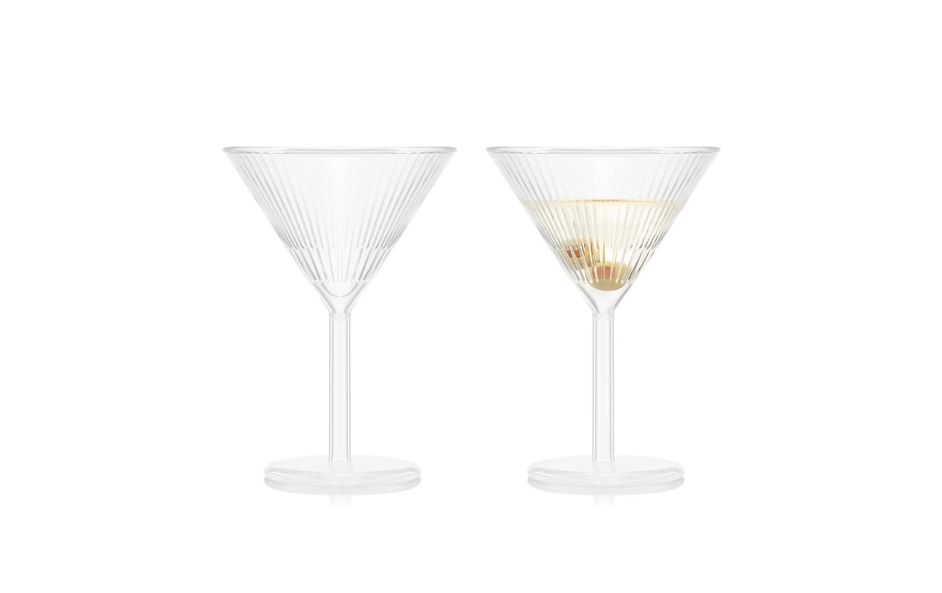 Bodum Douro Doppelwandgläser Martini 2er Set Transparent, 0.15 l