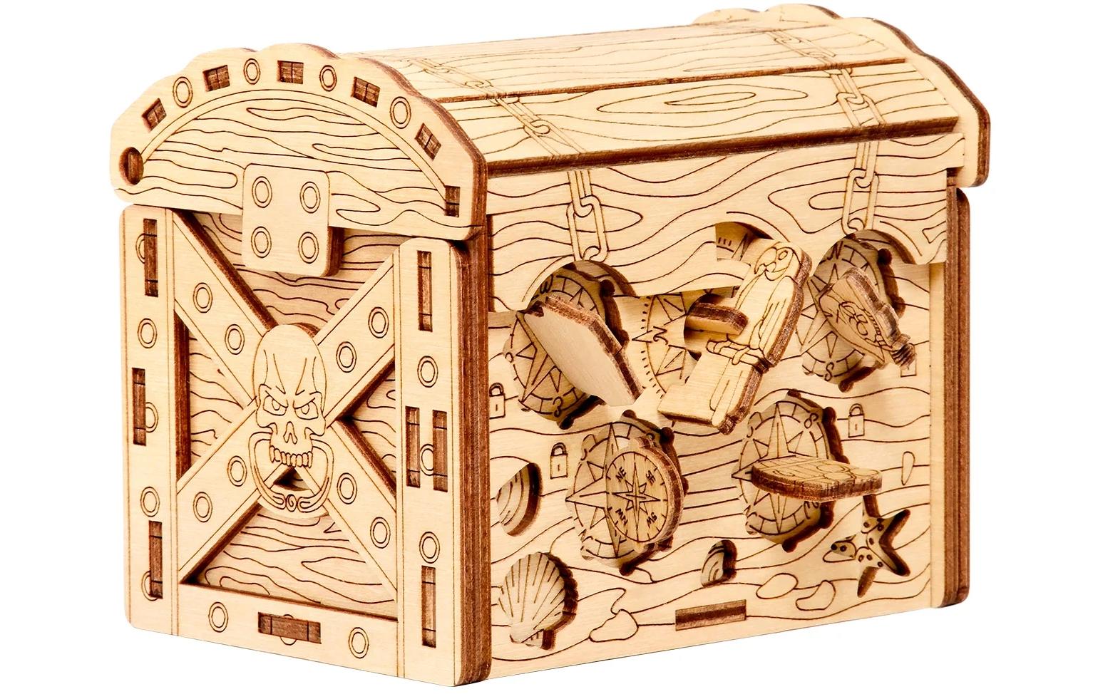 Escape Welt Rätselspiel Secret Box «Piraten Schatzkiste»