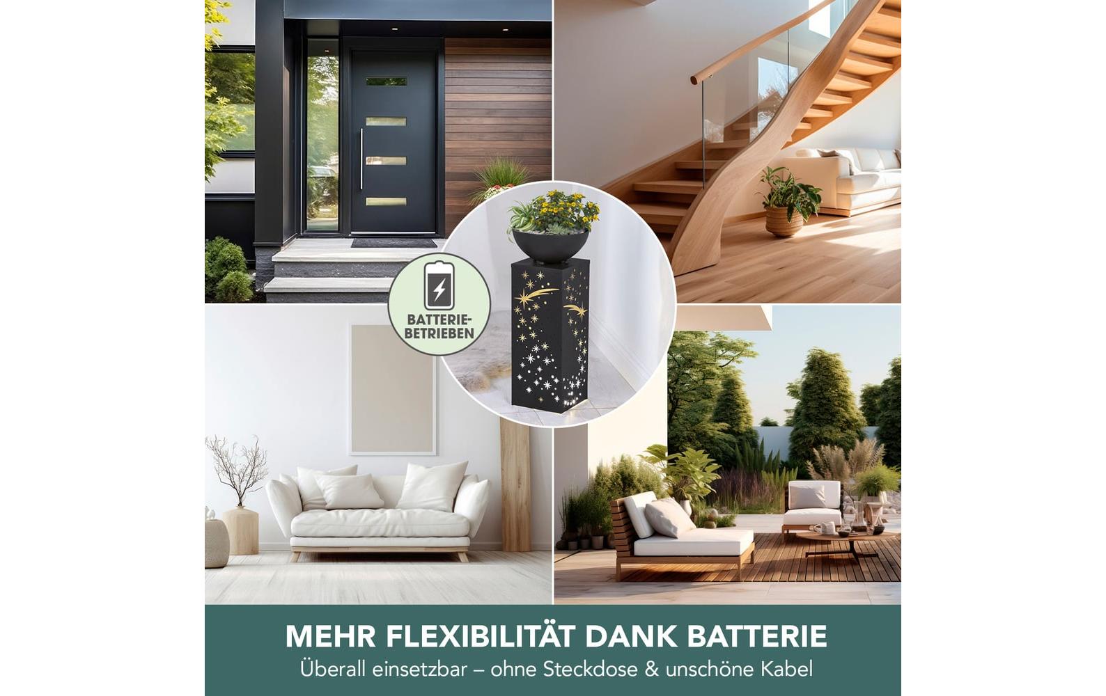 EASYmaxx LED-Dekosäule Sternschnuppe, Aufbauset EASYmaxx LED-Dekosäule Sternschnuppe, Aufbauset