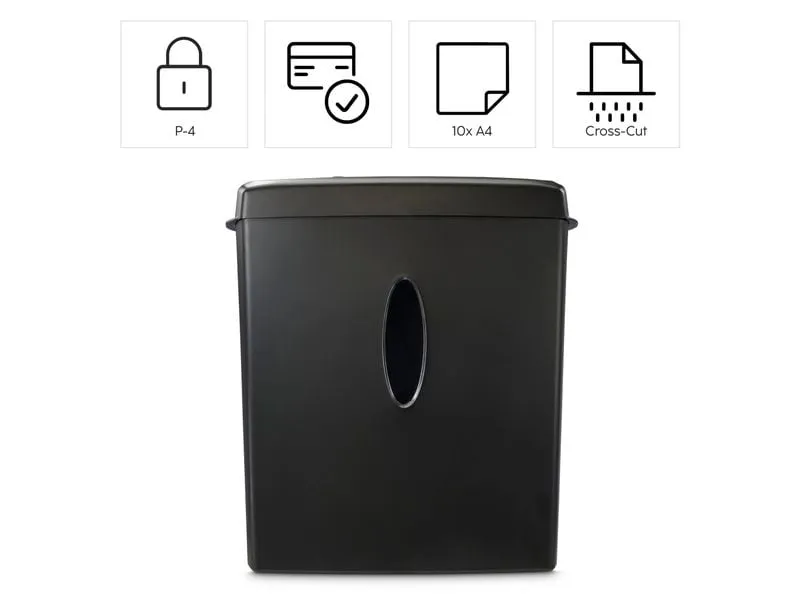 Hama Aktenvernichter Safe X100CD P-4, 10 Seiten
