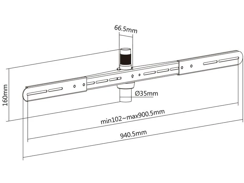 CE Soundbar Halterung My Wall HZ16 Weiss