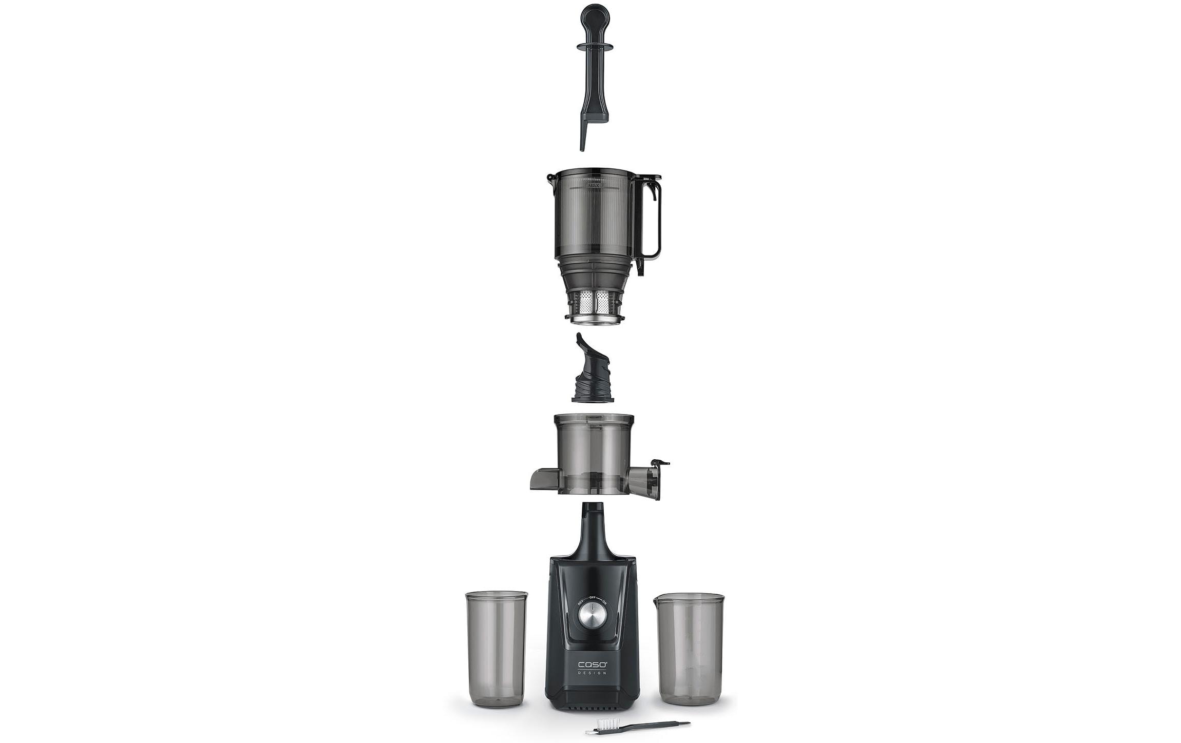 Caso Slow Juicer Juice Fit Schwarz matt
