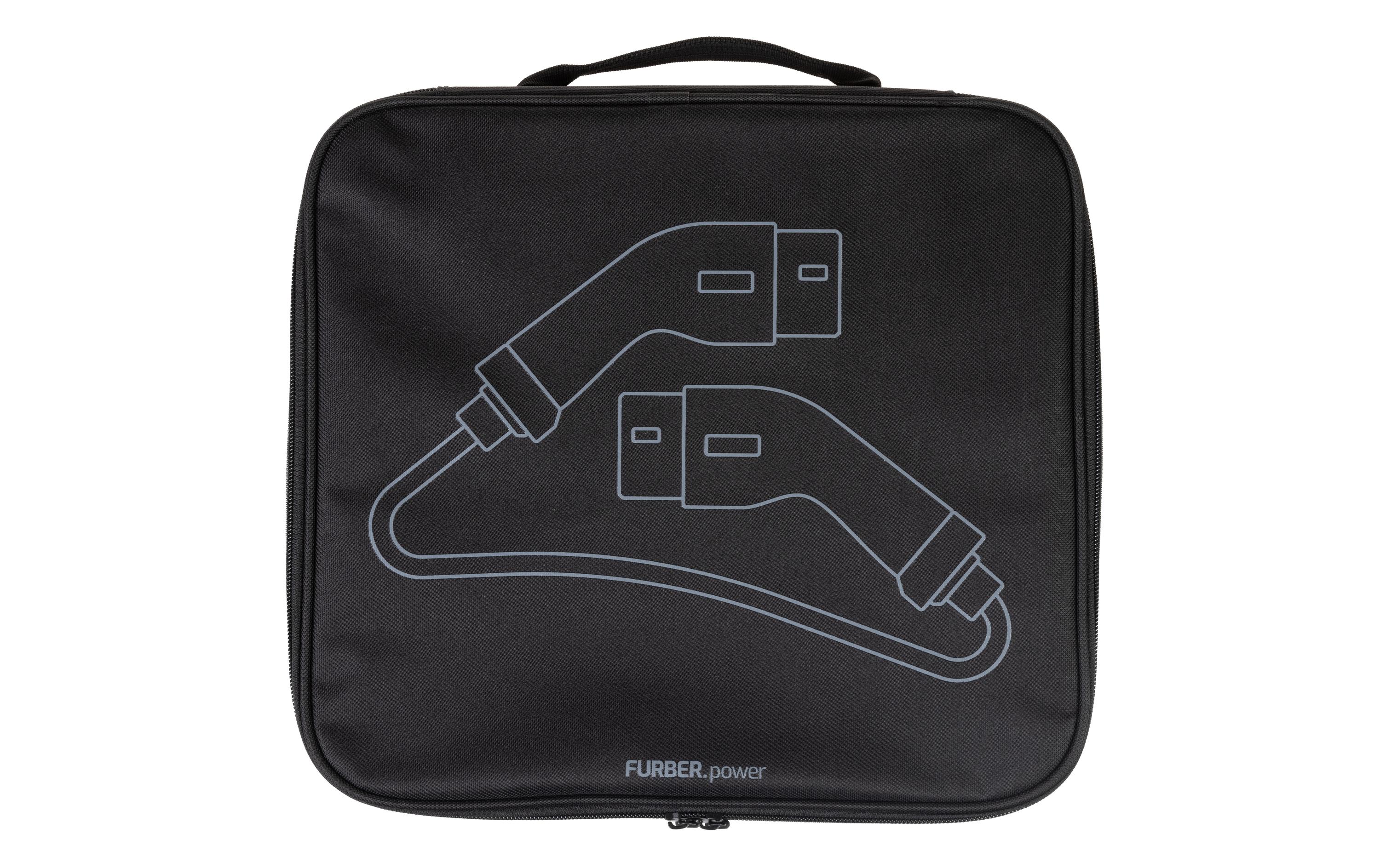 FURBER.power Tasche für Elektroauto Ladekabel Deluxe Schwarz FURBER.power Tasche für Elektroauto Ladekabel Deluxe Schwarz