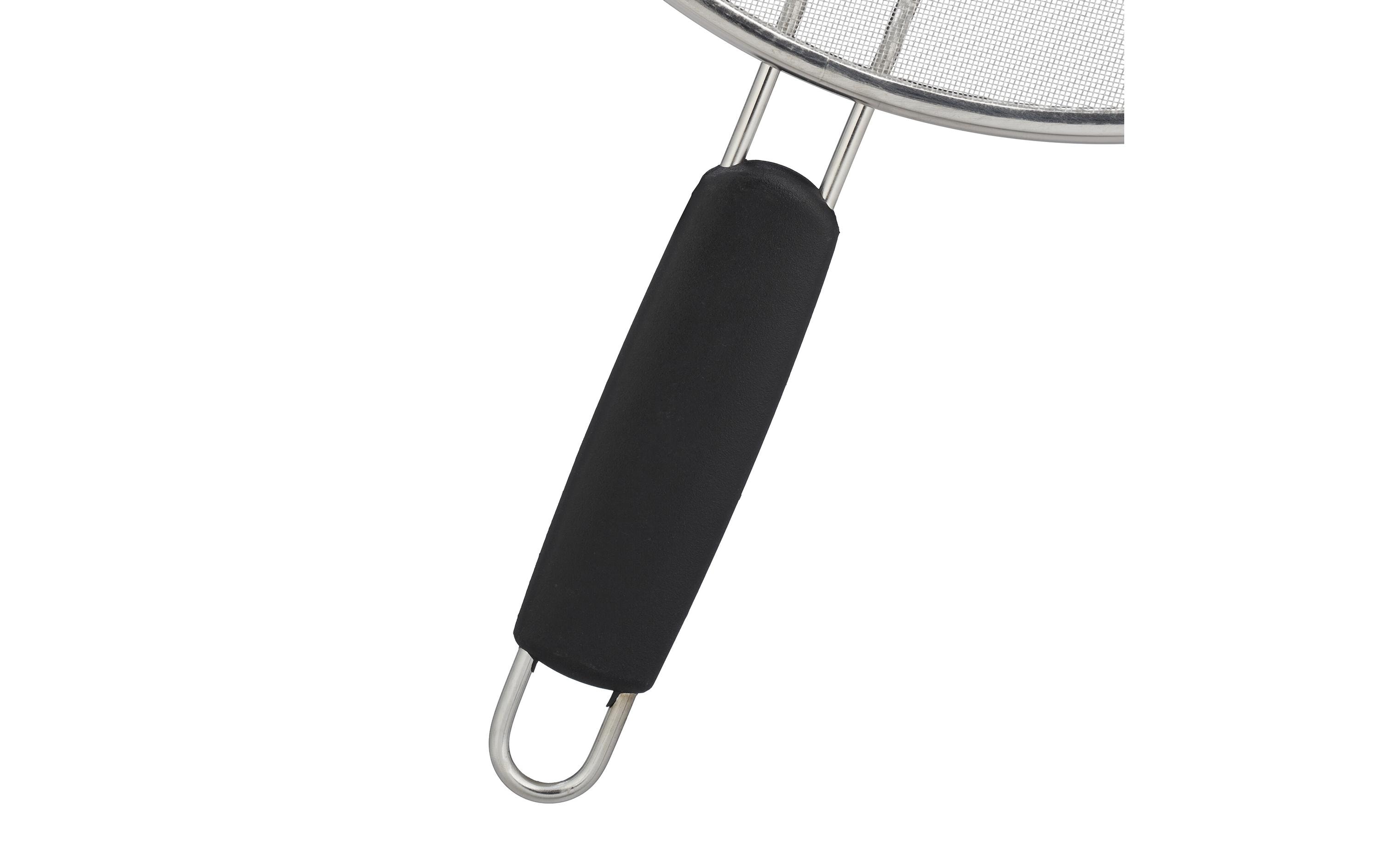 relaxdays Spritzschutzdeckel für Pfannen 33 cm, Edelstahl