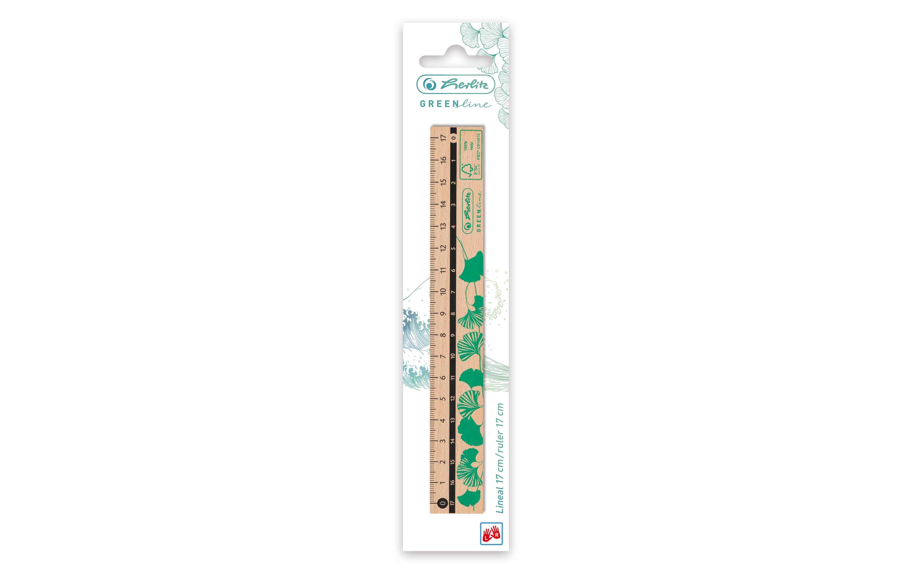 Herlitz Lineal Greenline 17 cm