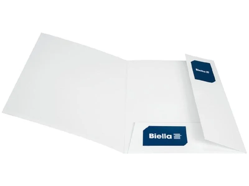 Biella Präsentationsmappe Pearl A4 Weiss, 50 Stück Biella Präsentationsmappe Pearl A4 Weiss, 50 Stück