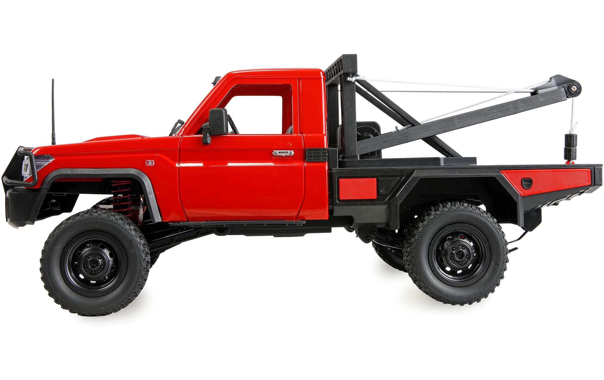 Amewi Toyota Land Cruiser Abschleppwagen 1:12 RTR Rot Amewi Toyota Land Cruiser Abschleppwagen 1:12 RTR Rot