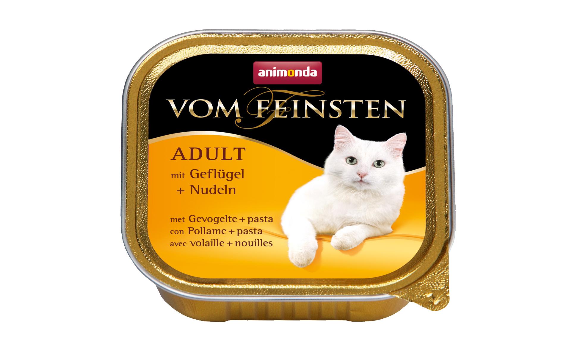 animonda Nassfutter Vom Feinsten Adult Geflügel & Nudeln, 100 g