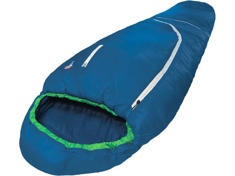 Grüezi Bag Kinderschlafsack Biopod Wolle Kids World Traveller Blue