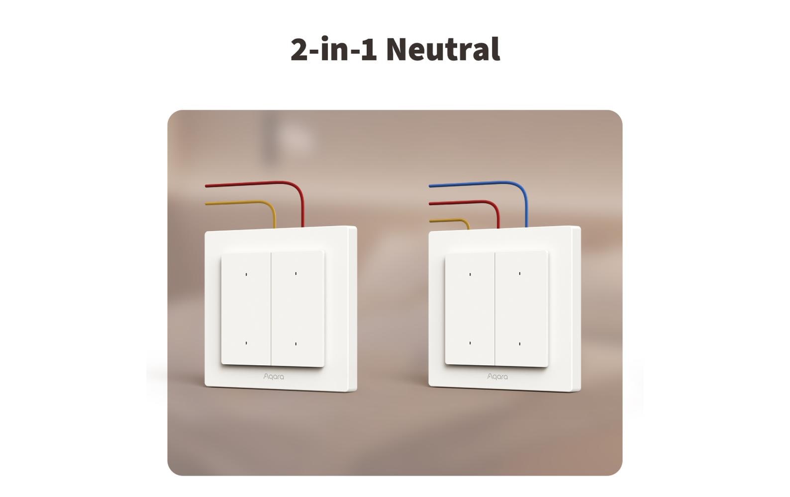 Aqara Lichtschalter H2 EU Weiss