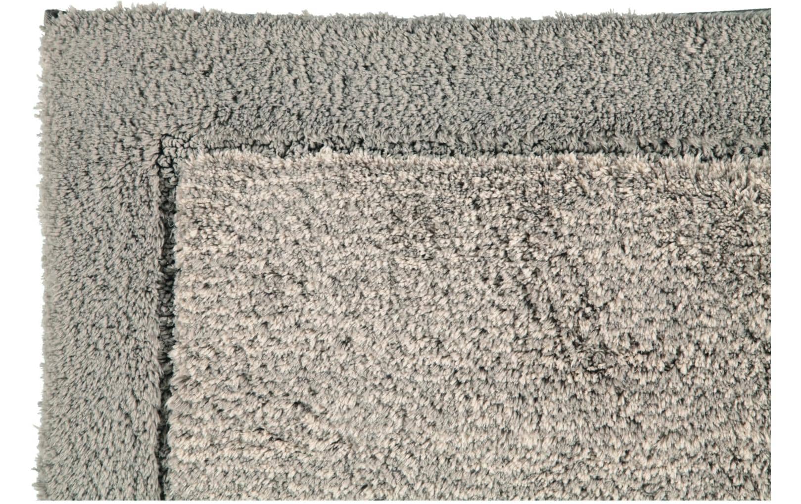 Cawö Badteppich Two-Tone 60 x 60 cm, Graphit