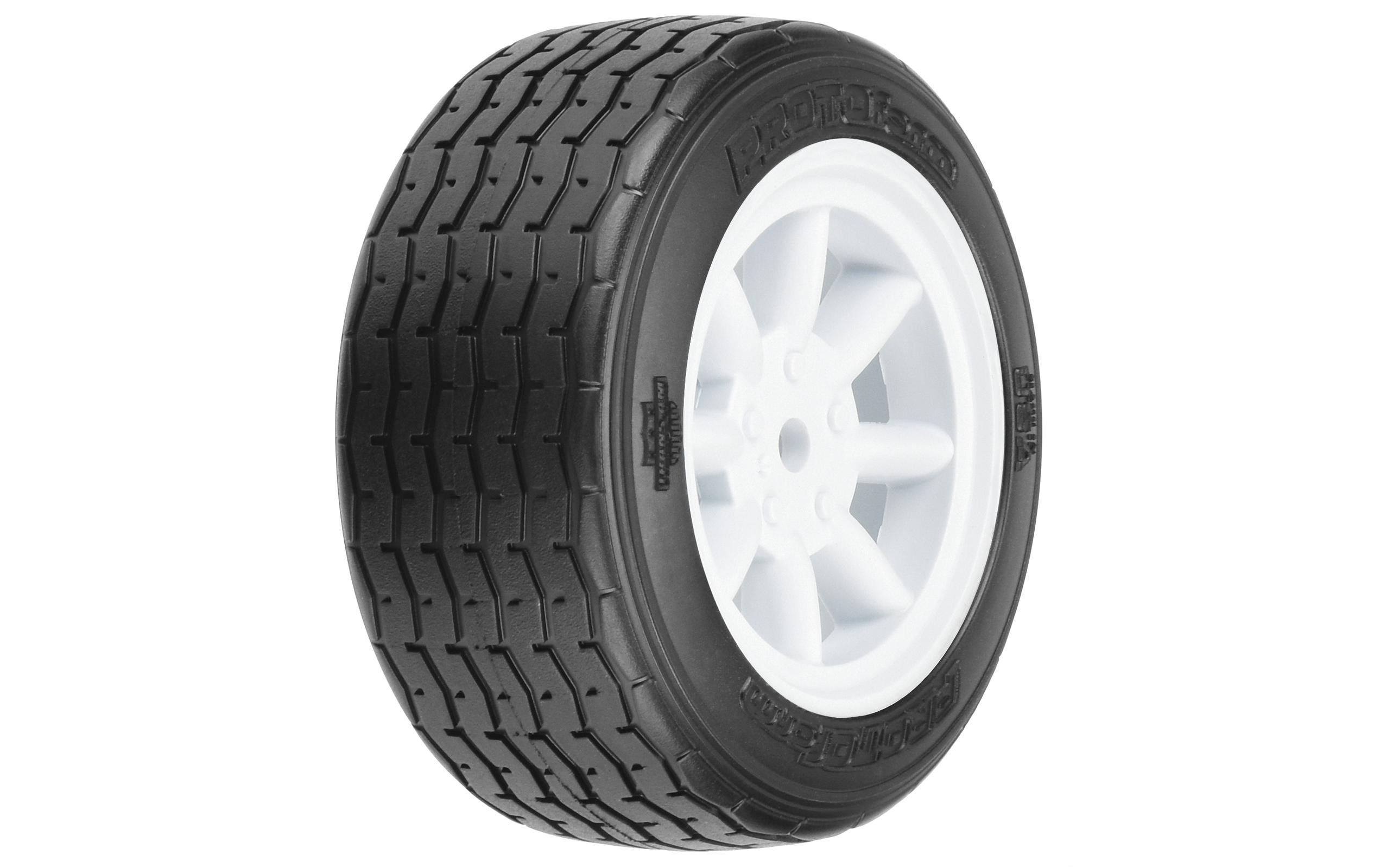 Proline Kompletträder VTA Front, 26 mm, 1:10, Weiss 2 Stück Proline Kompletträder VTA Front, 26 mm, 1:10, Weiss 2 Stück