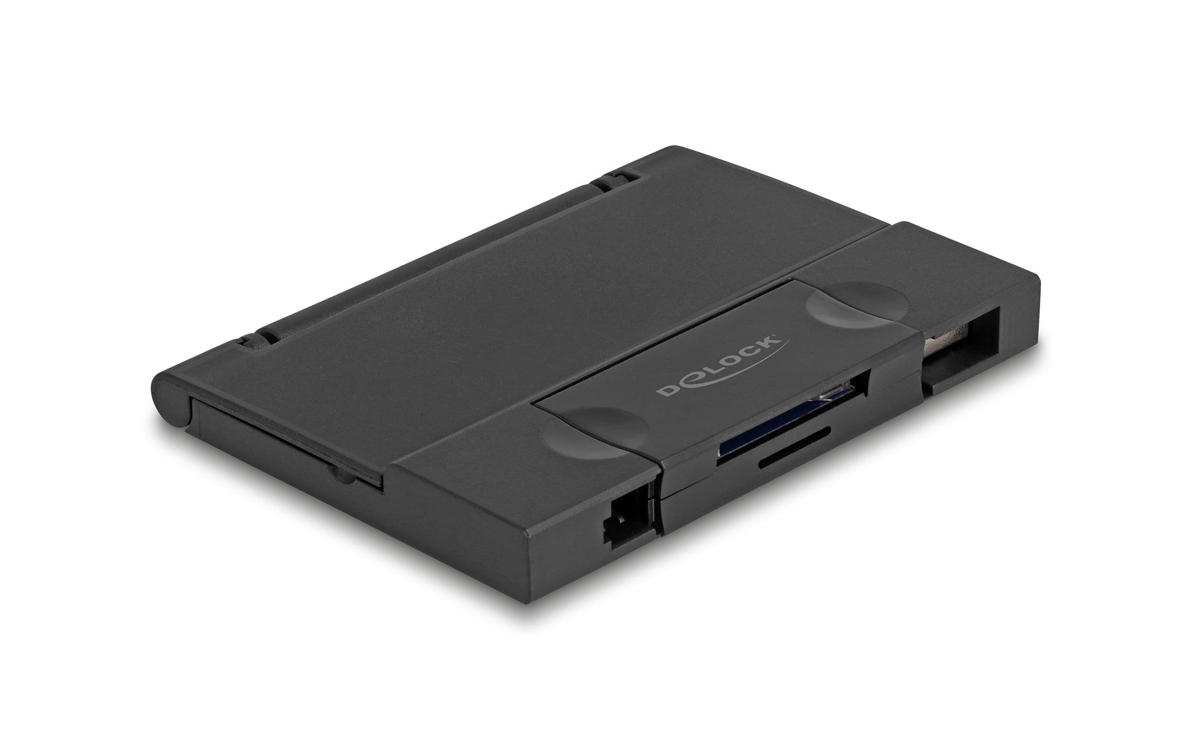 Delock Card Reader Extern USB-C / A 5 Gbps für SD und Micro SD