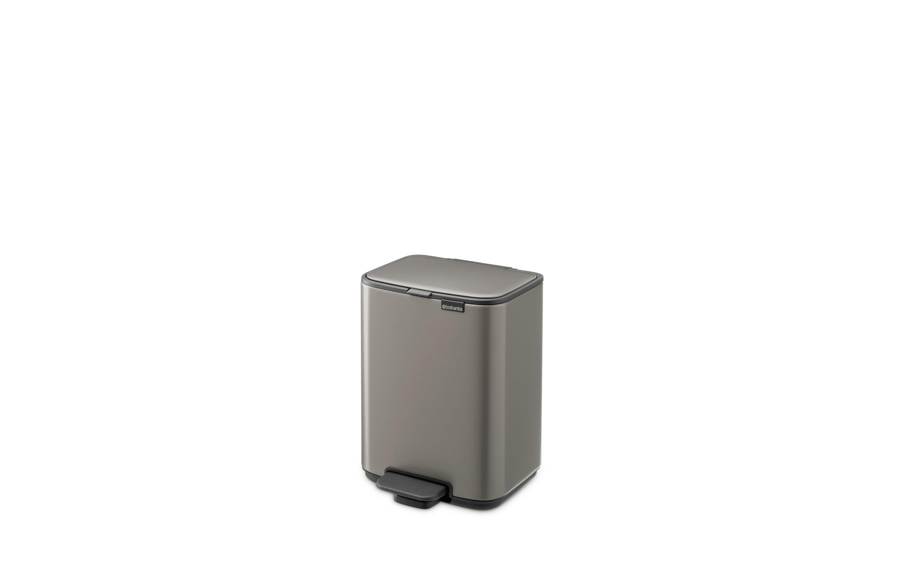 Brabantia Kosmetikeimer Bo 7 l, Platin
