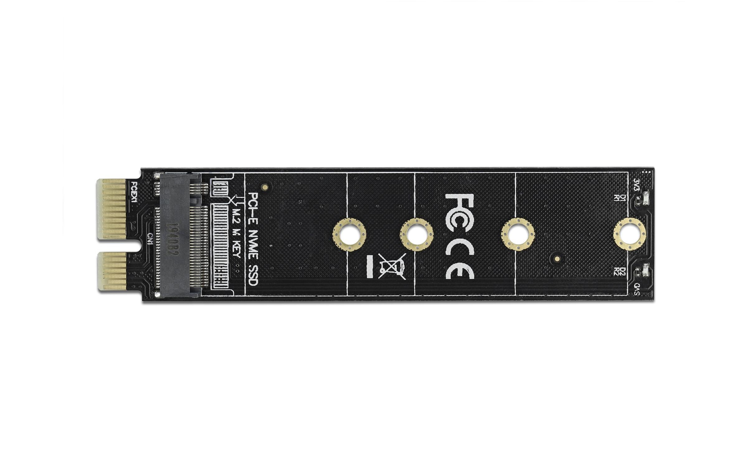 Delock Host Bus Adapter PCI Express x1 zu M.2 Key M Adapter