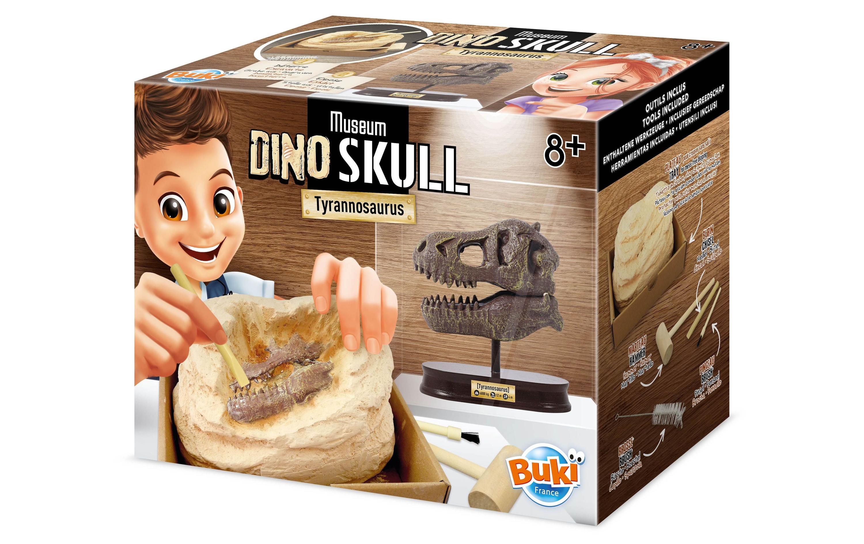 Buki Experimentierkasten Dinosaurierschädel – Tyrannosaurus Buki Experimentierkasten Dinosaurierschädel – Tyrannosaurus