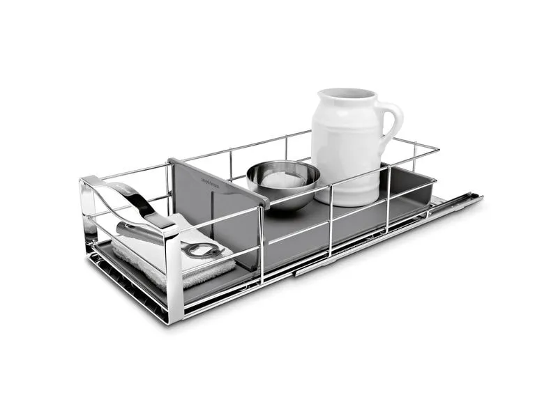 Simplehuman Organizer 22.8 x 50.8 cm, Grau/Silber